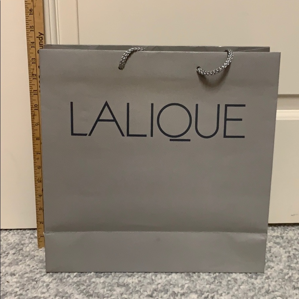 Lalique shopping bag
